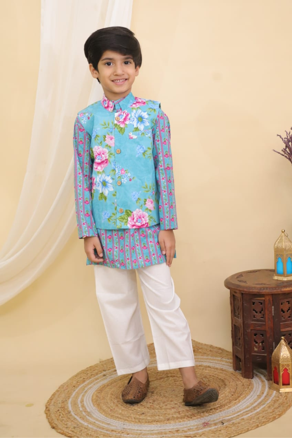 KURTA PAJAMA WITH JAIPURI JACKET