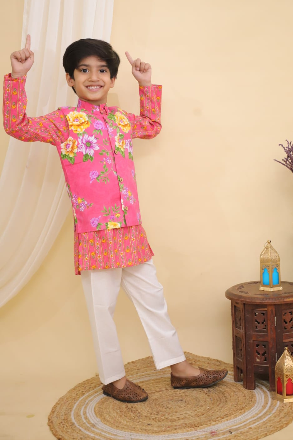 KURTA PAJAMA WITH JAIPURI JACKET