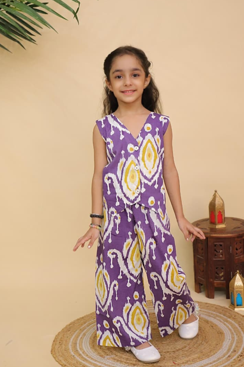 IKKAT PRINT COOL TRENDY CO-ORD SET