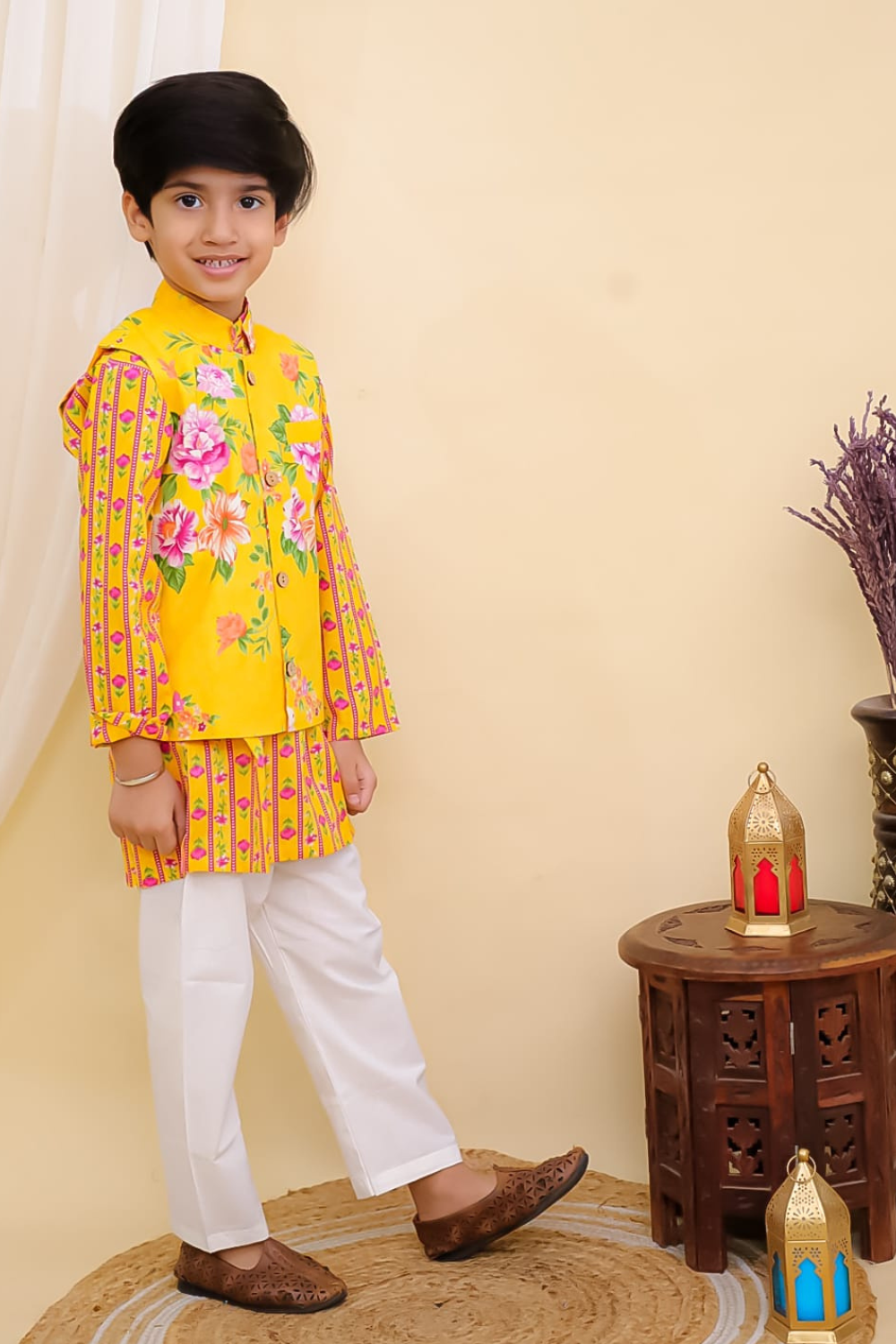 KURTA PAJAMA WITH JAIPURI JACKET