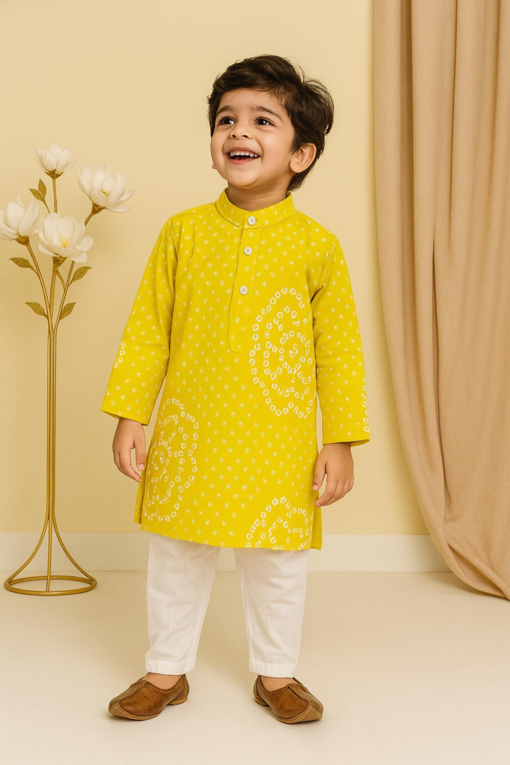JAIPURI PRINT KURTA PAJAMA