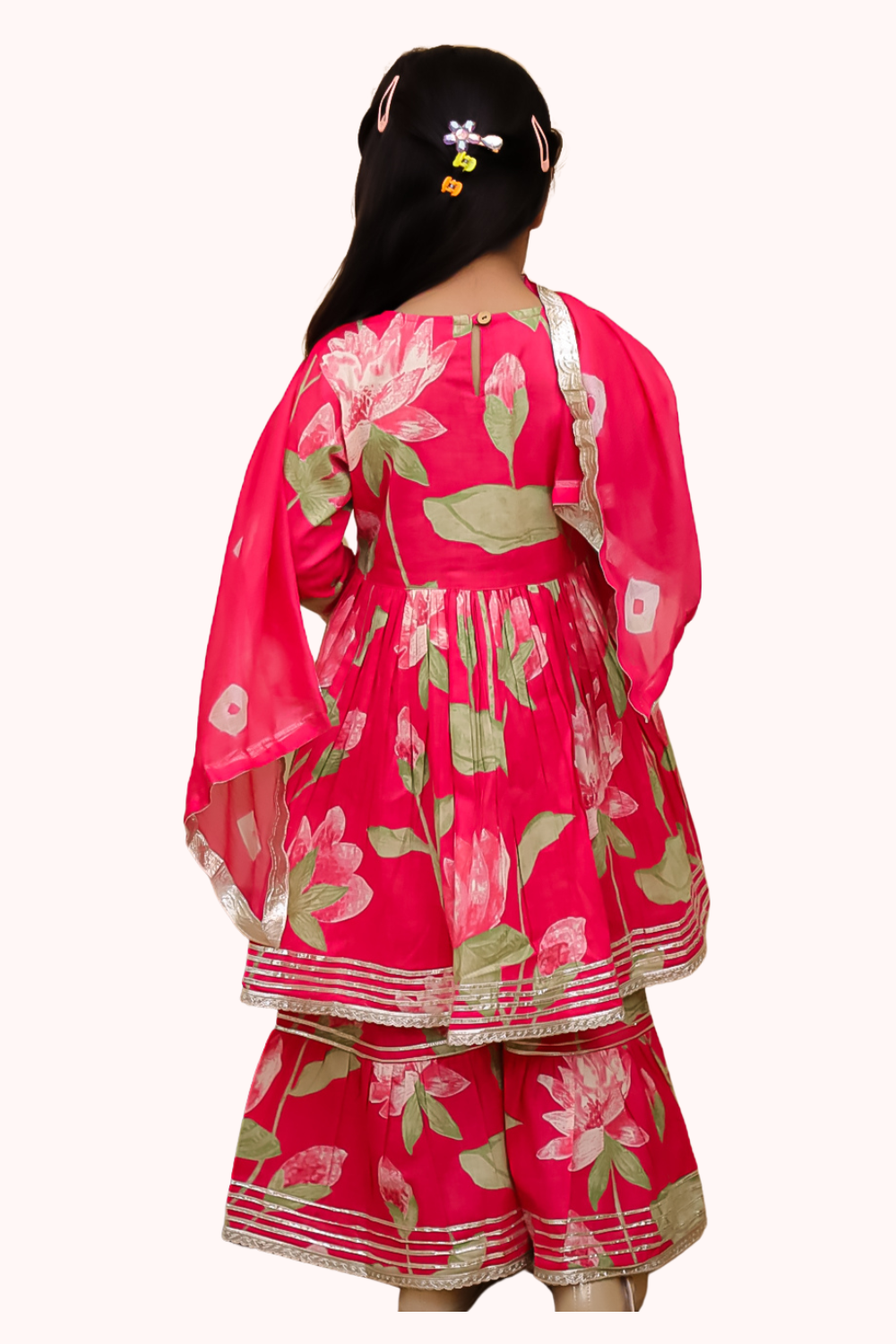 FROCK STYLE SHARARA WITH DUPATTA